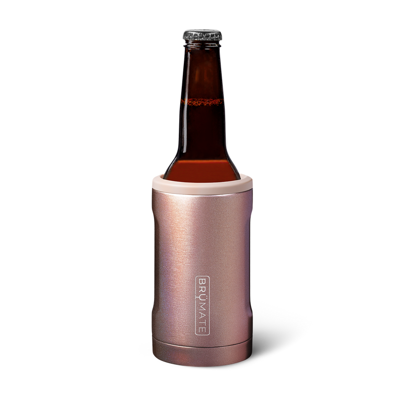 Hopsulator Bott'l | Glitter Rose Gold | 12oz Bottles - Chill Fit